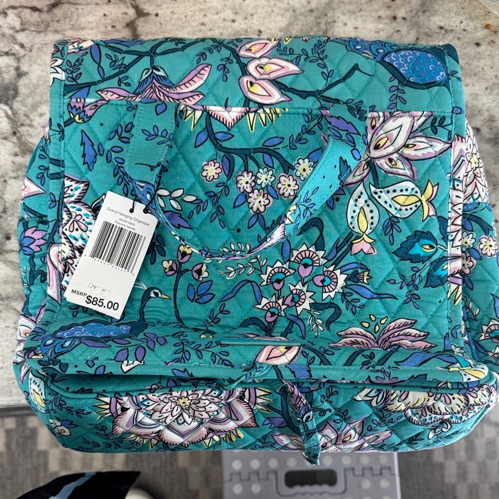 Vera Bradley Teal Floral Backpack